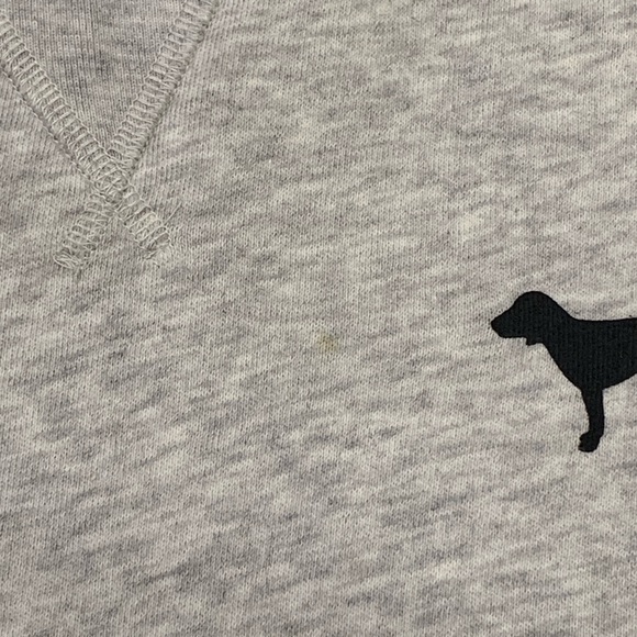 PINK Victorias Secret Raw-Edge Cropped Crewneck Sweatshirt - Picture 4 of 4